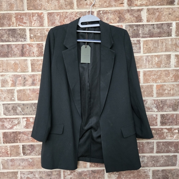 ALLSAINTS Aleida Tri Blazer In Jungle Green Size 2 - Picture 5 of 7